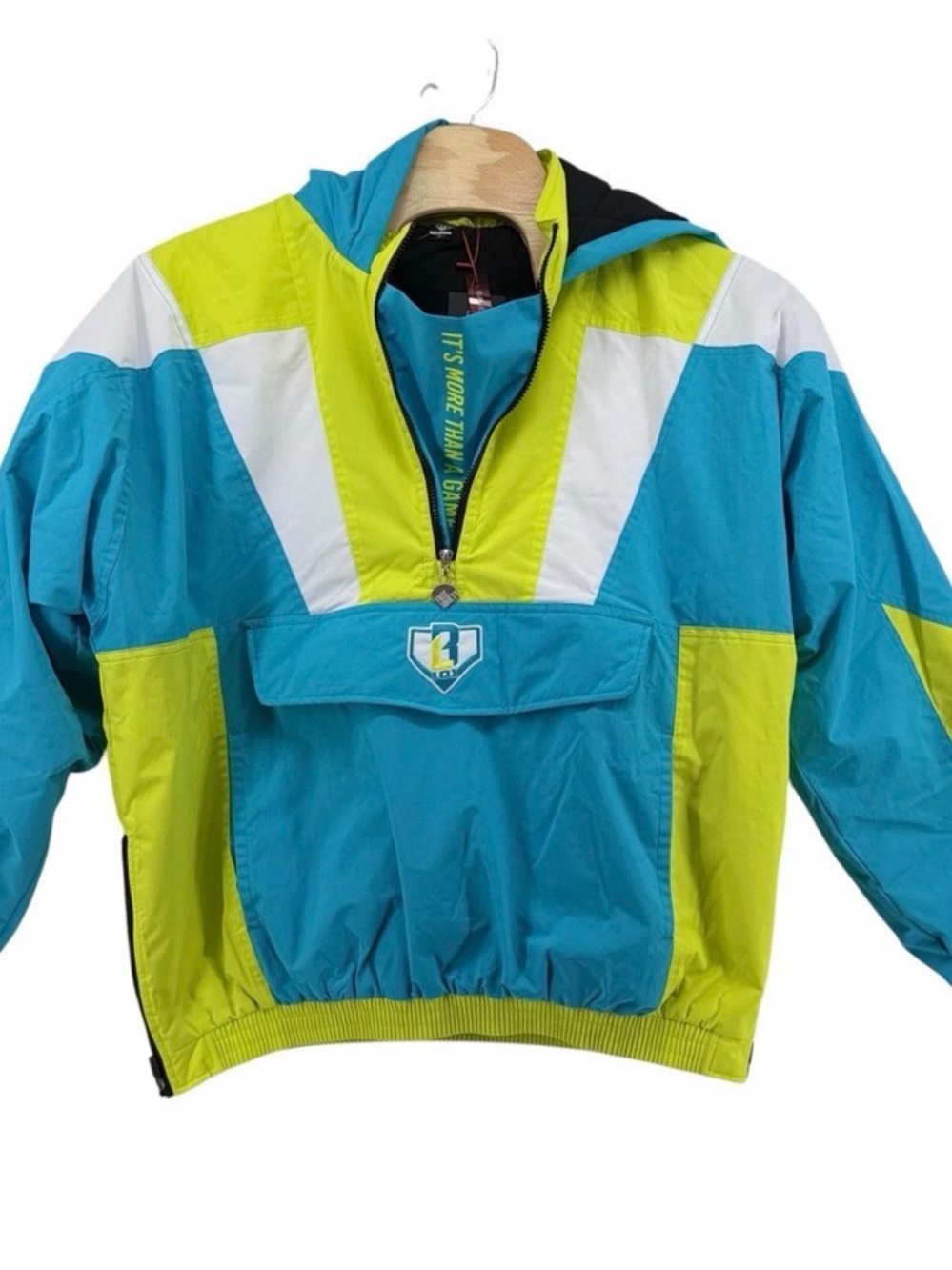 Baseball Lifestyle 101 Colorblock Windbreaker Pullover Jacket - Youth XL